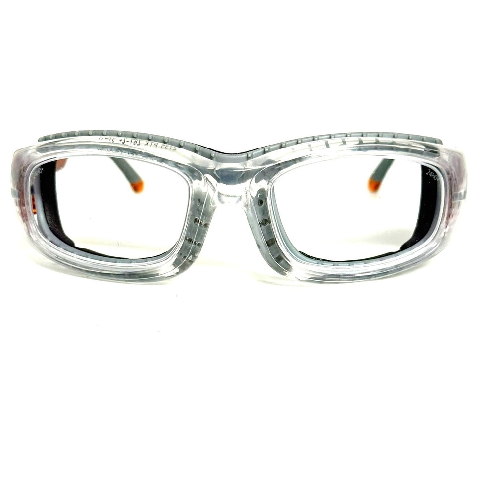 Pentax ZT55 Safety Glasses Z87-2 Crystal Orange Grey Industrial Eye Protection
